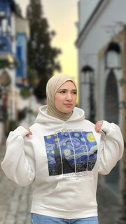 Hoodie Oversize (Van Gogh Starry Night)